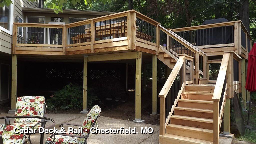 Cedar Deck and Rail