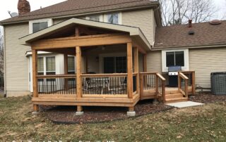 Cedar Deck & Rail Porch
