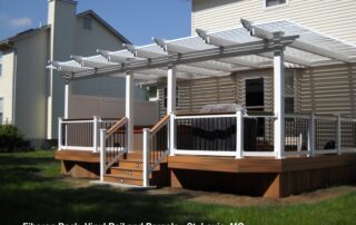 White Vinyl Pergola